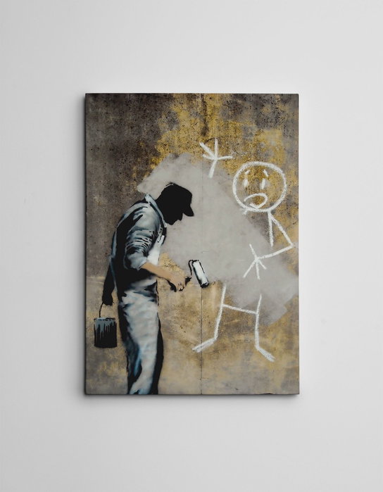 Wallity Lienzo Decorativo Banksy WY121 70 x 100 cm Wallity Lienzo Decorativo Banksy WY121 70 x 100 cm
